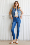 High Rise Skinny Jeans-0