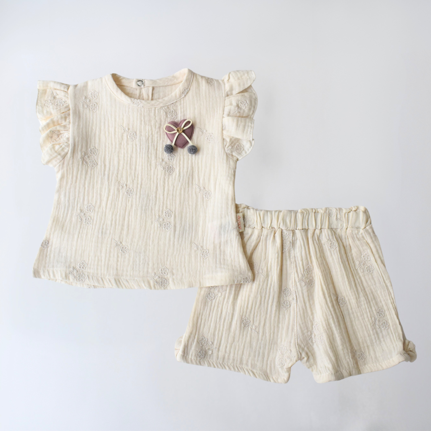 Hayley Heart Girls Casual Set