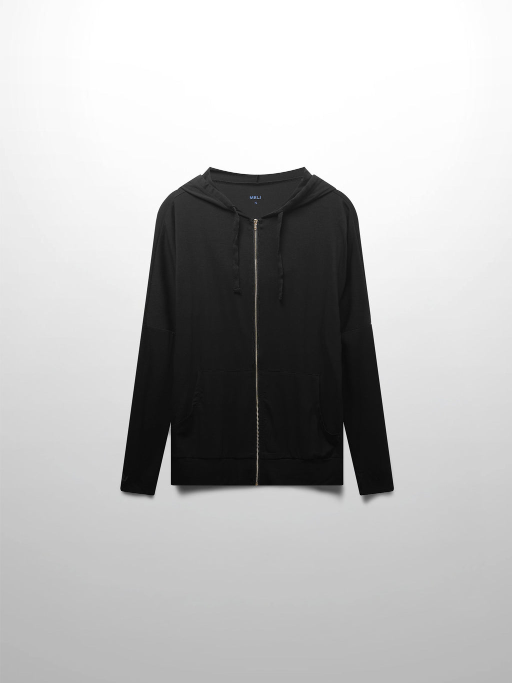 ZIP UP HOODIE-BLACK-0