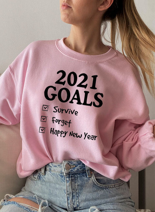 2021 Goals Sweat Shirt-0