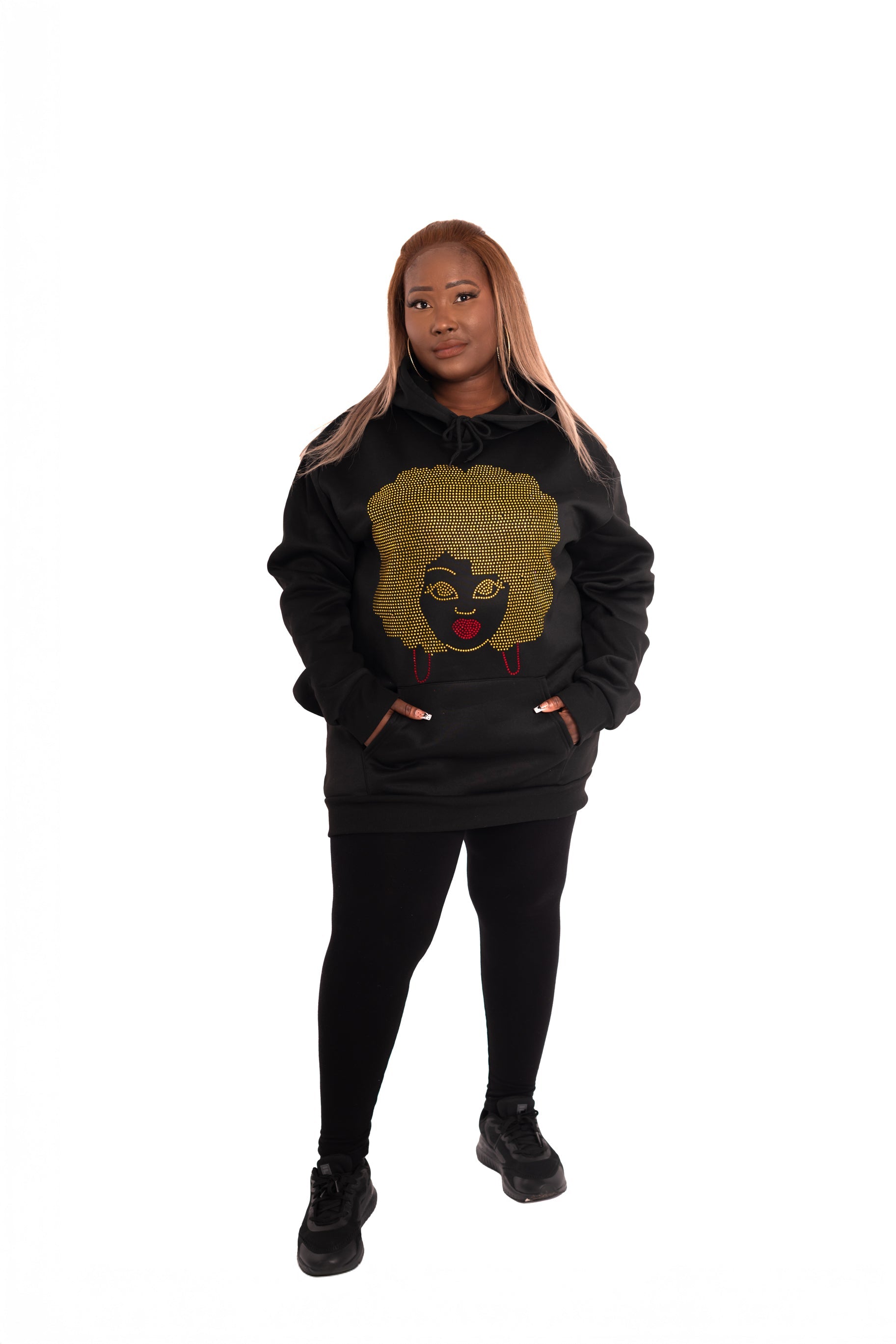 Afro-bling Hoodie-1
