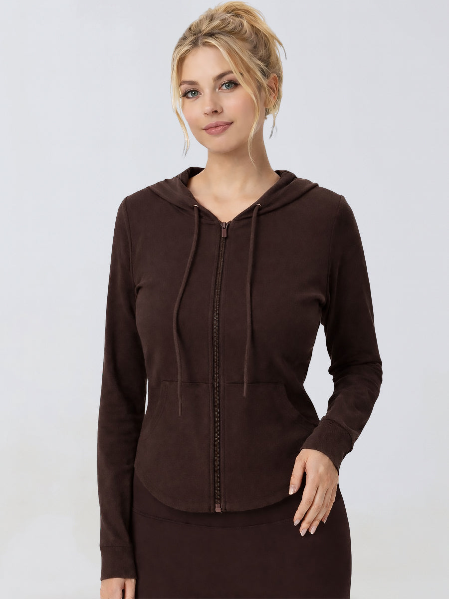 FlowEase Drawstring Yoga Jacket-2