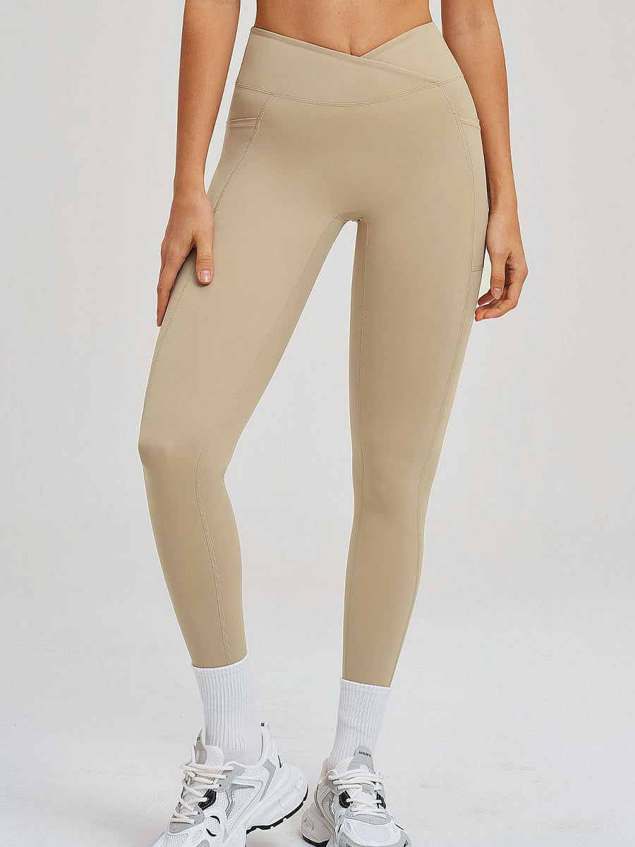 FlowLift Cross-Waist Flare Leggings-4