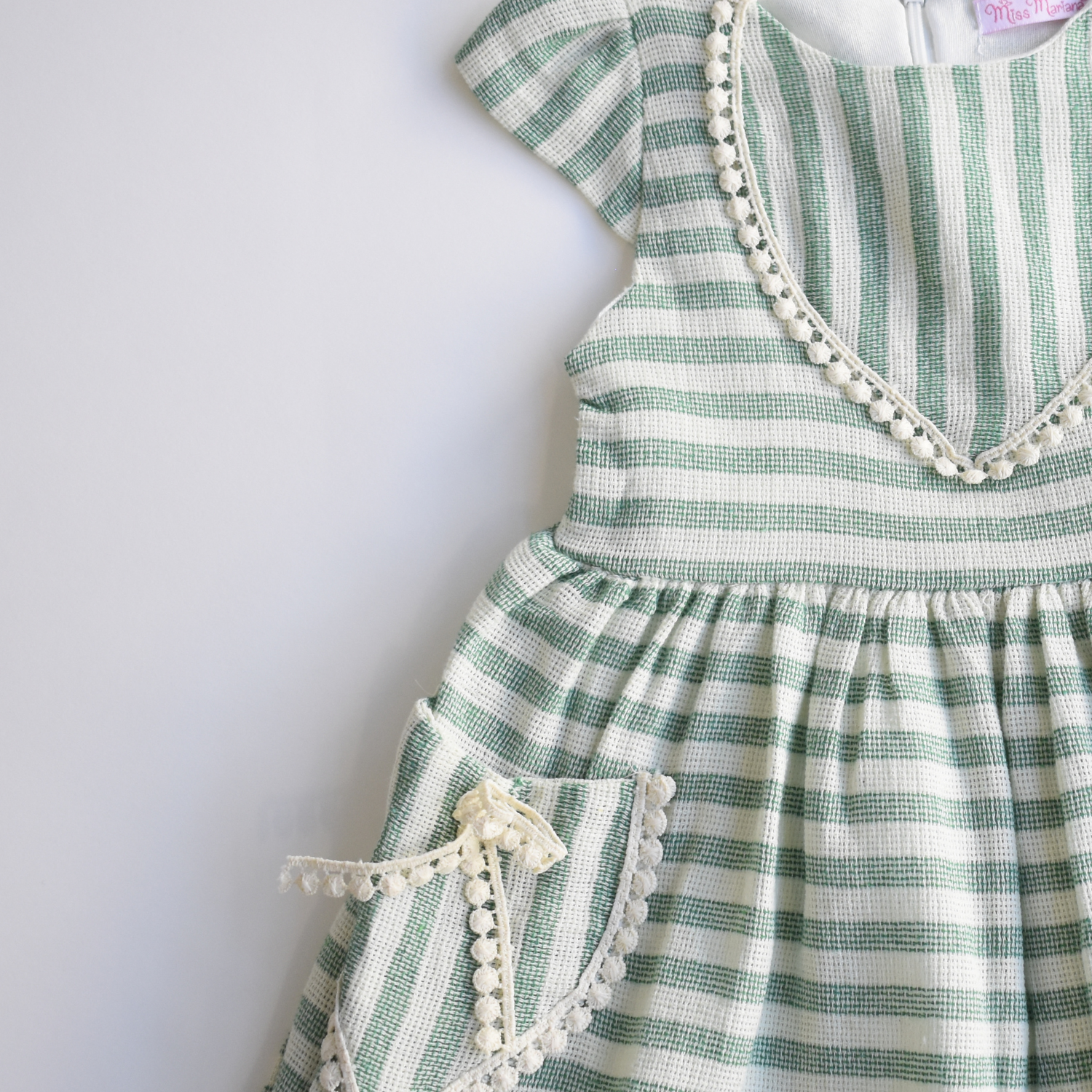 Sunshine Stripes Girls Cotton Dress
