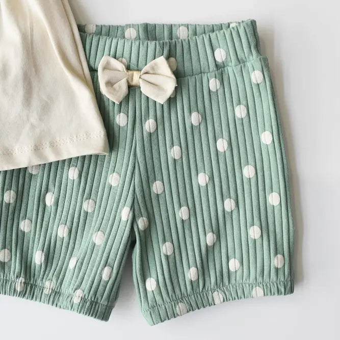 Dotty Delight Girls Casual Set