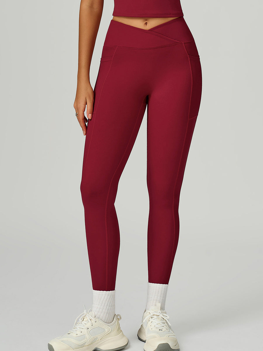 FlowLift Cross-Waist Flare Leggings-1
