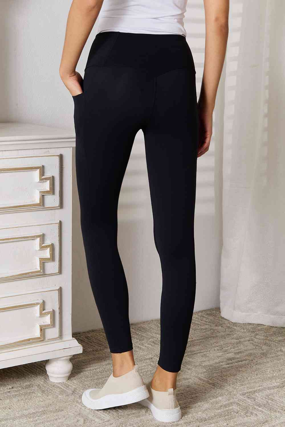 Basic Bae Wide Waistband Sports Leggings-1