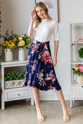 Reborn J Floral Wrap Ruffled Skirt-0