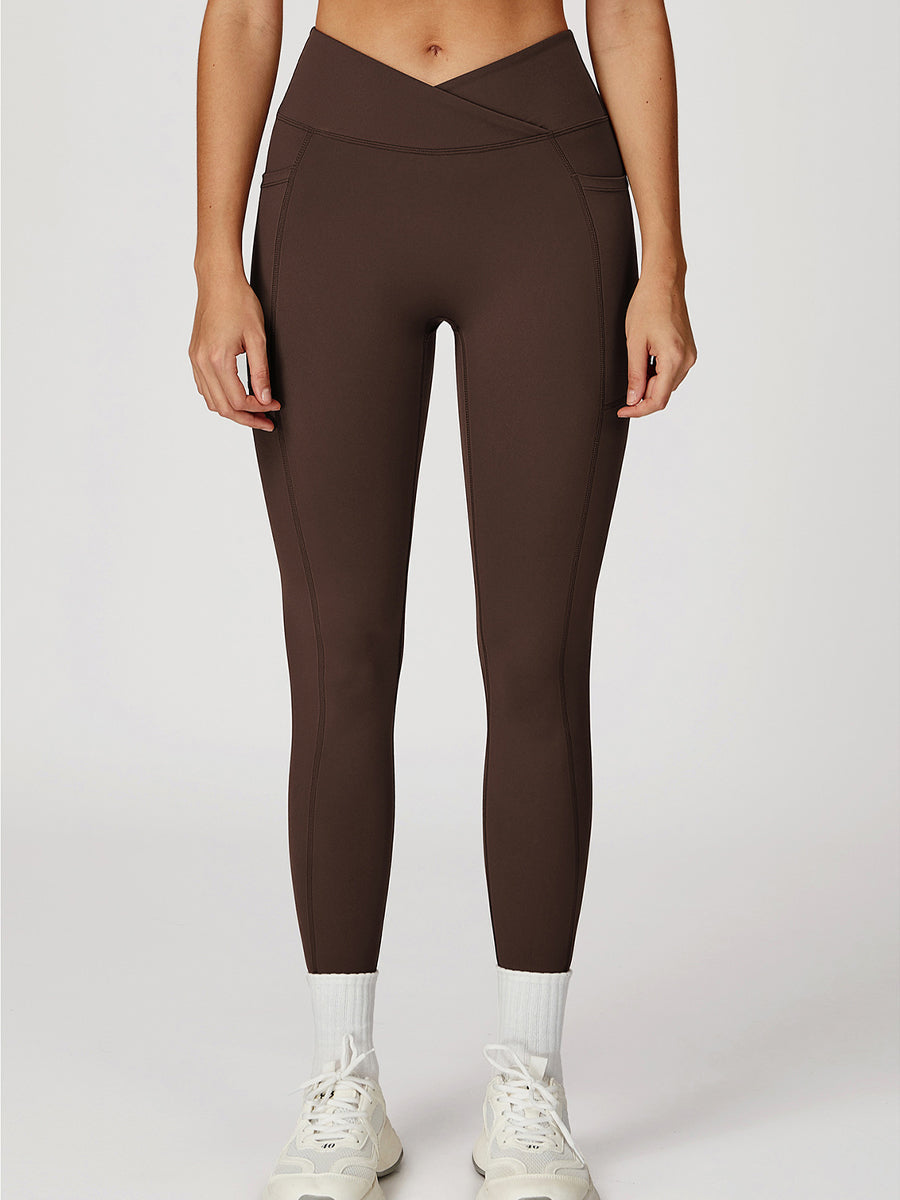 FlowLift Cross-Waist Flare Leggings-5