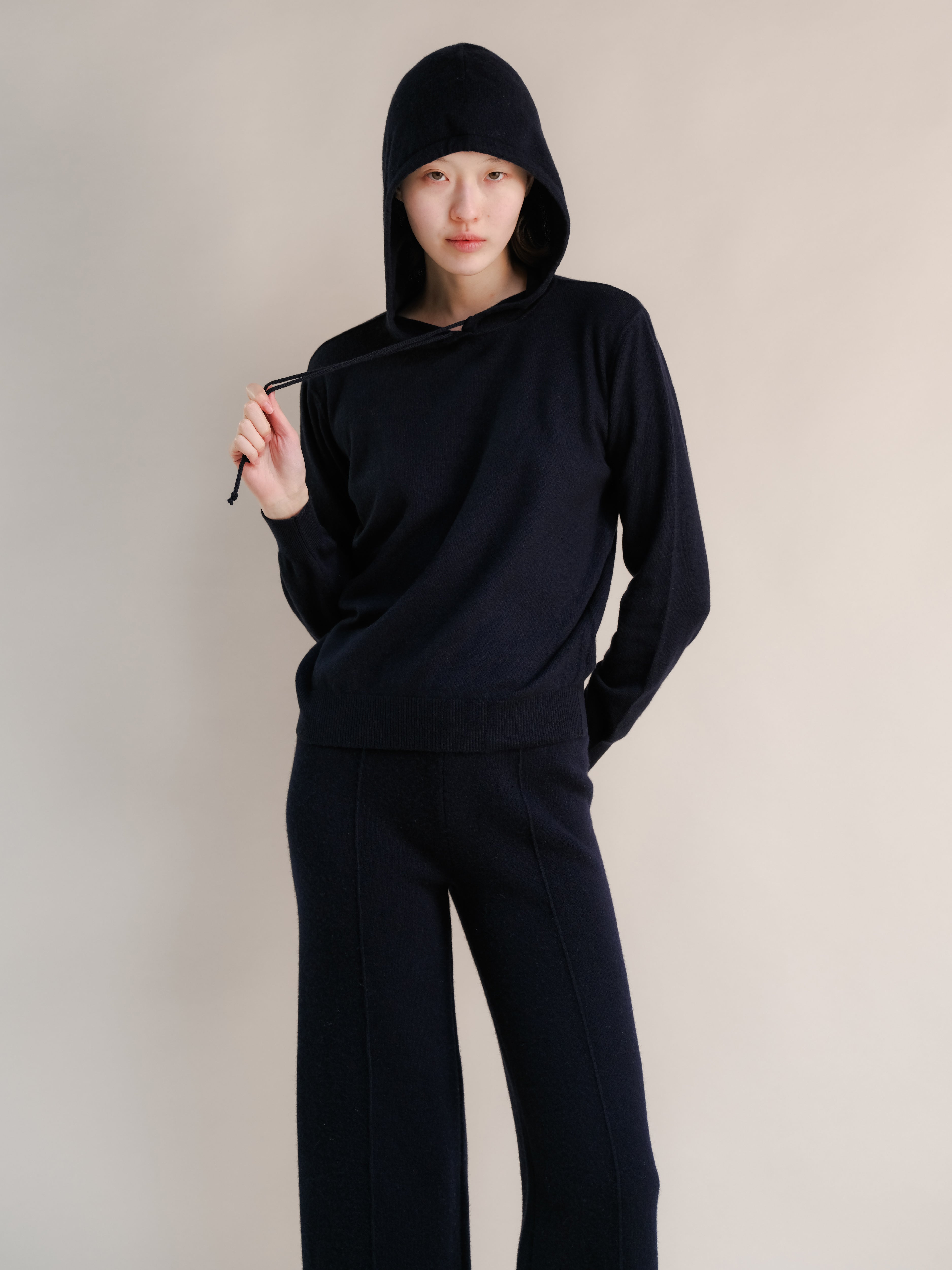 Cashmere Mix Hoodie