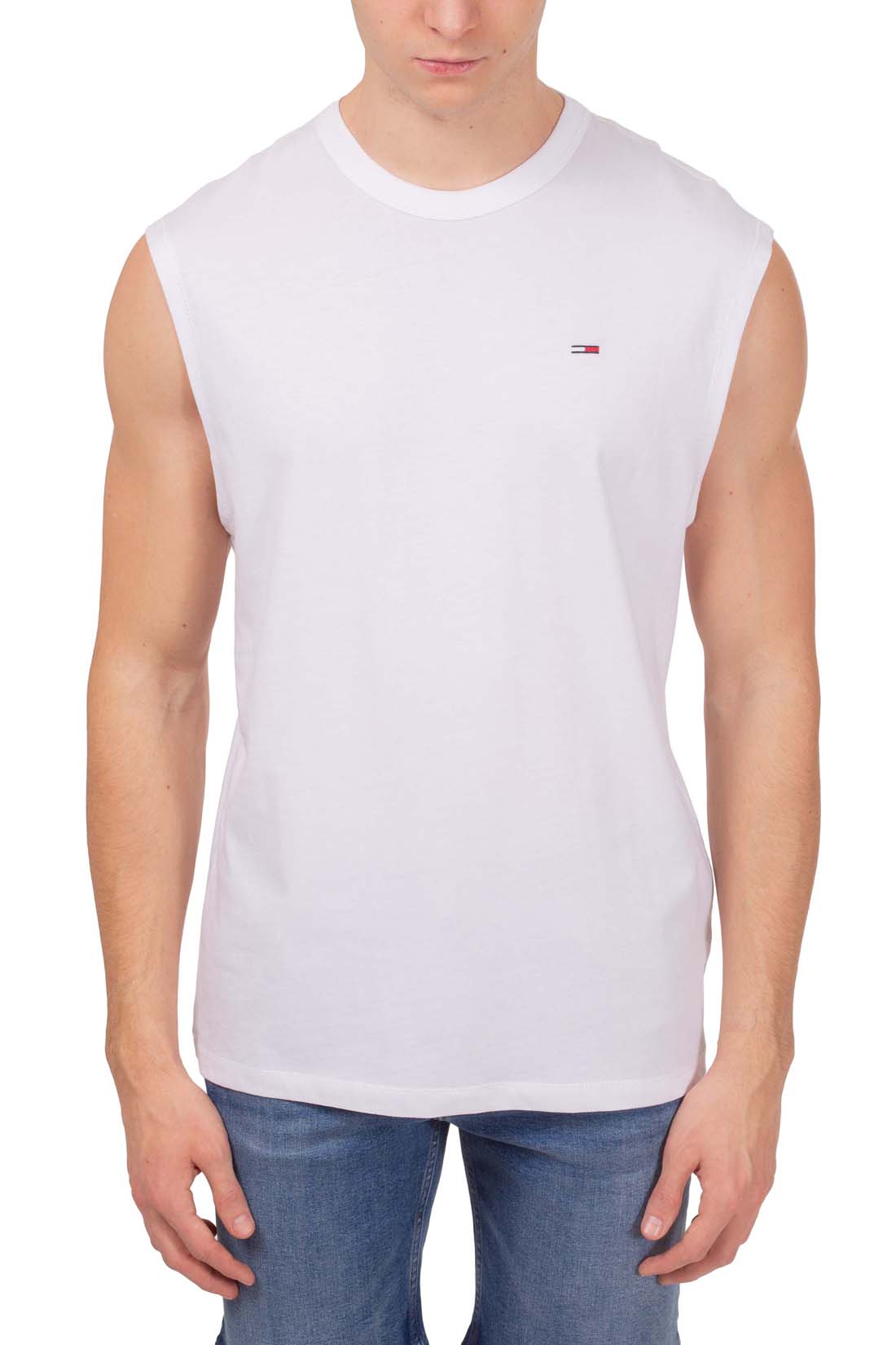 TOMMY JEANS - Men's regular logo tank top  - Size XL-13