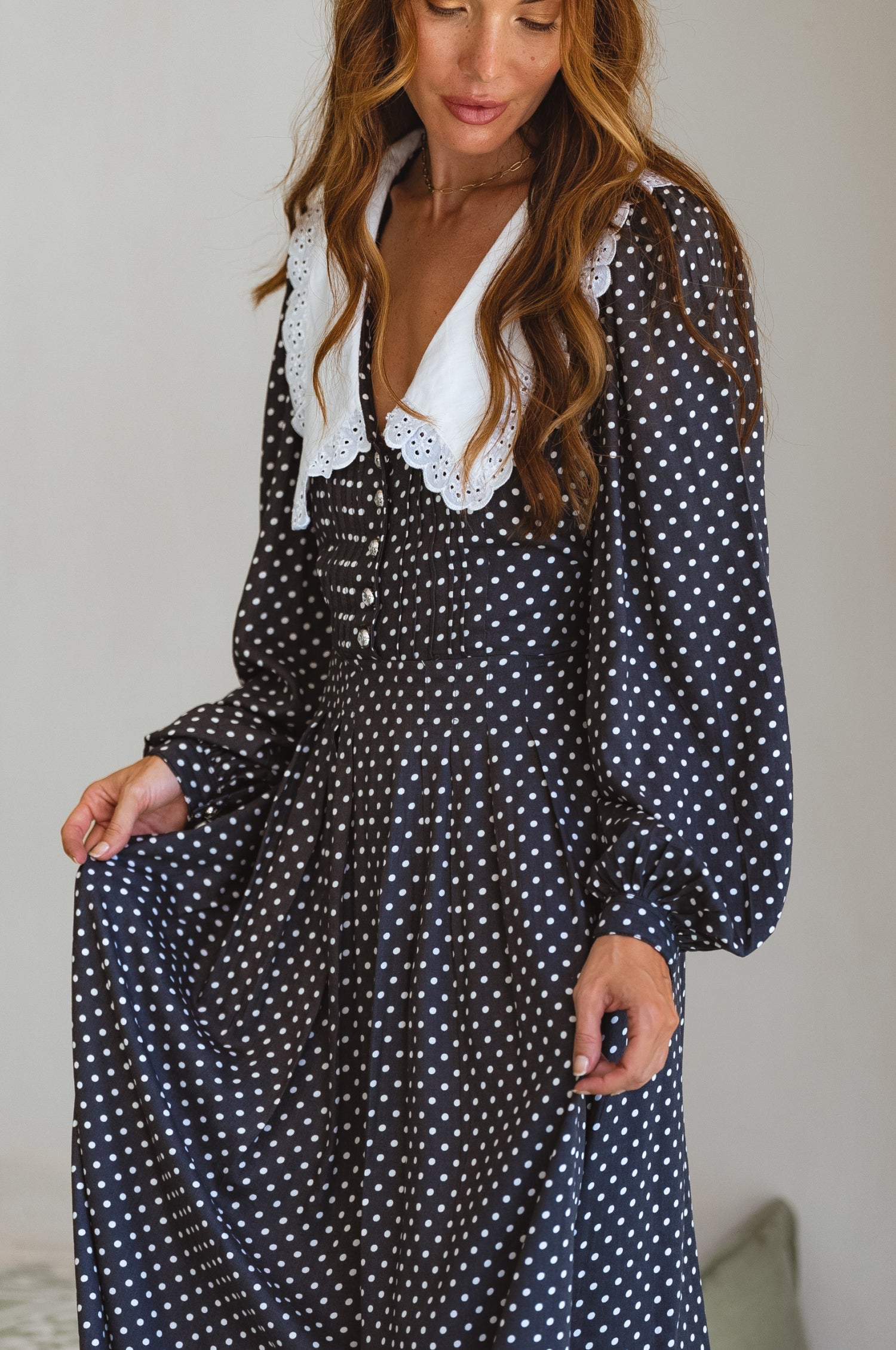 Glory Long Sleeve Midi Dress (Sale)-1