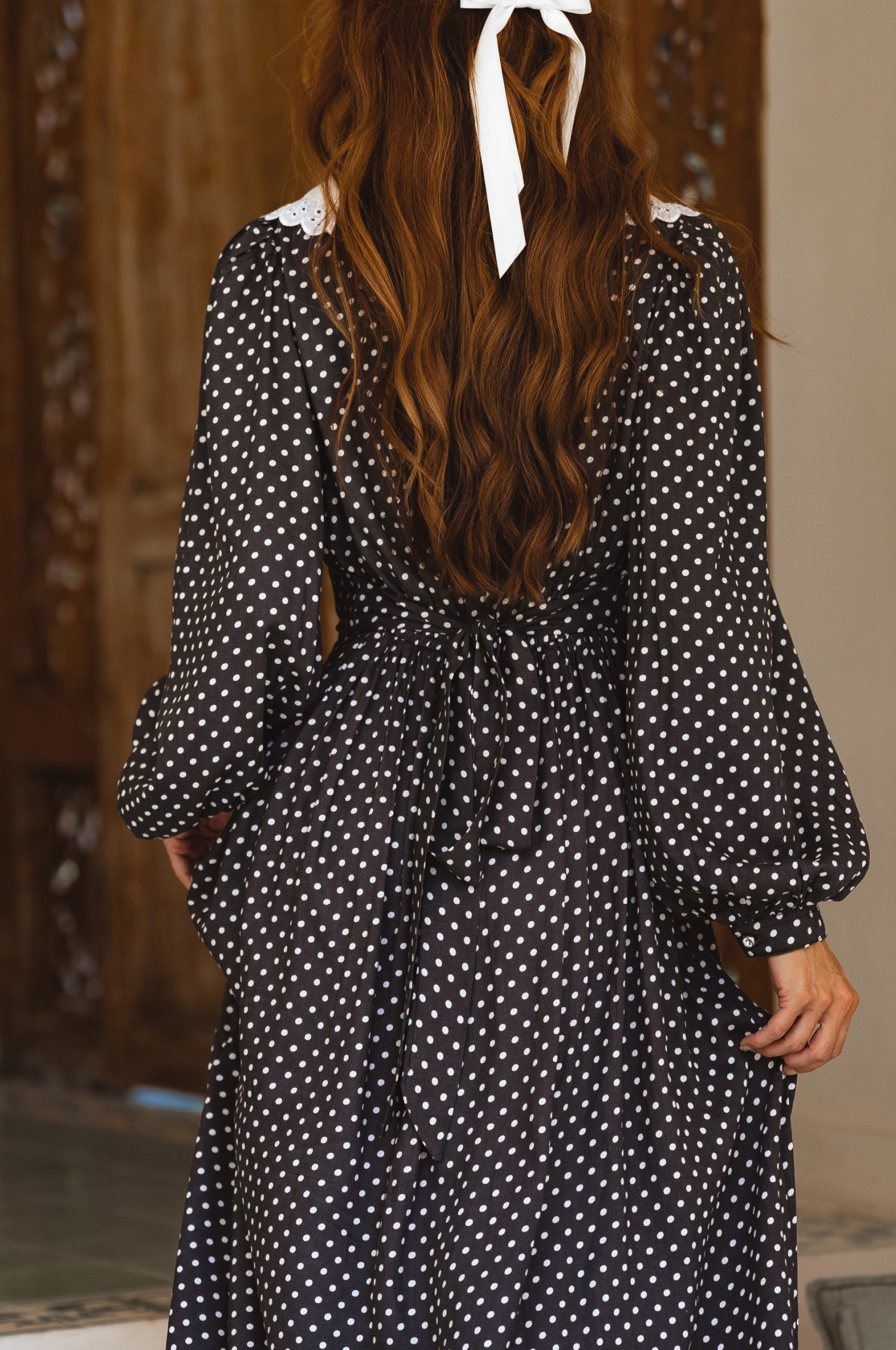 Glory Long Sleeve Midi Dress (Sale)-3