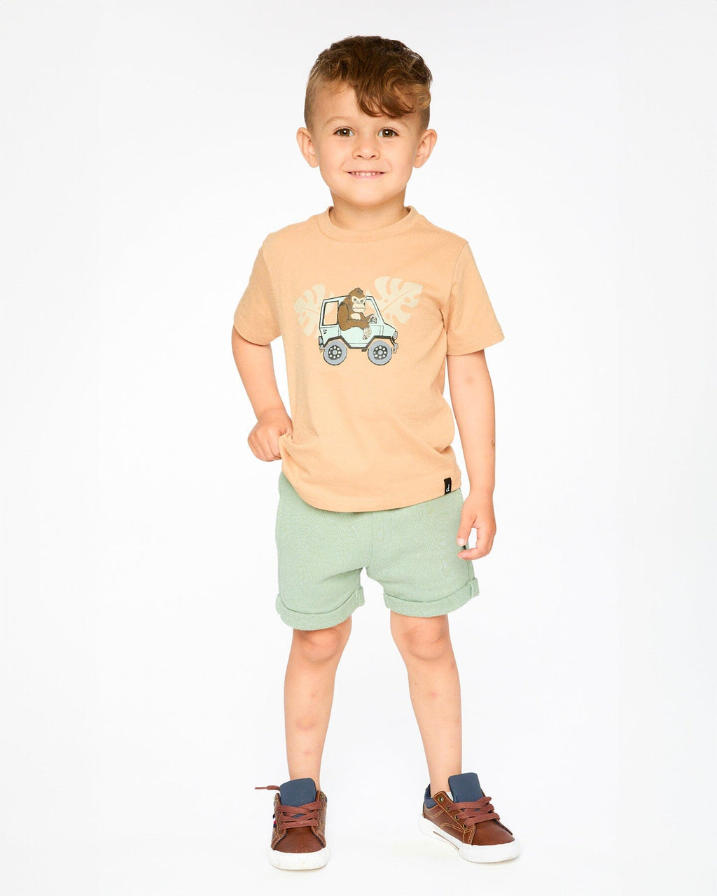 French Terry Shorts Mint Green