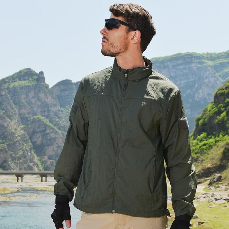 Running Thin Skin Sports Sun Protection Jacket Hooded-3