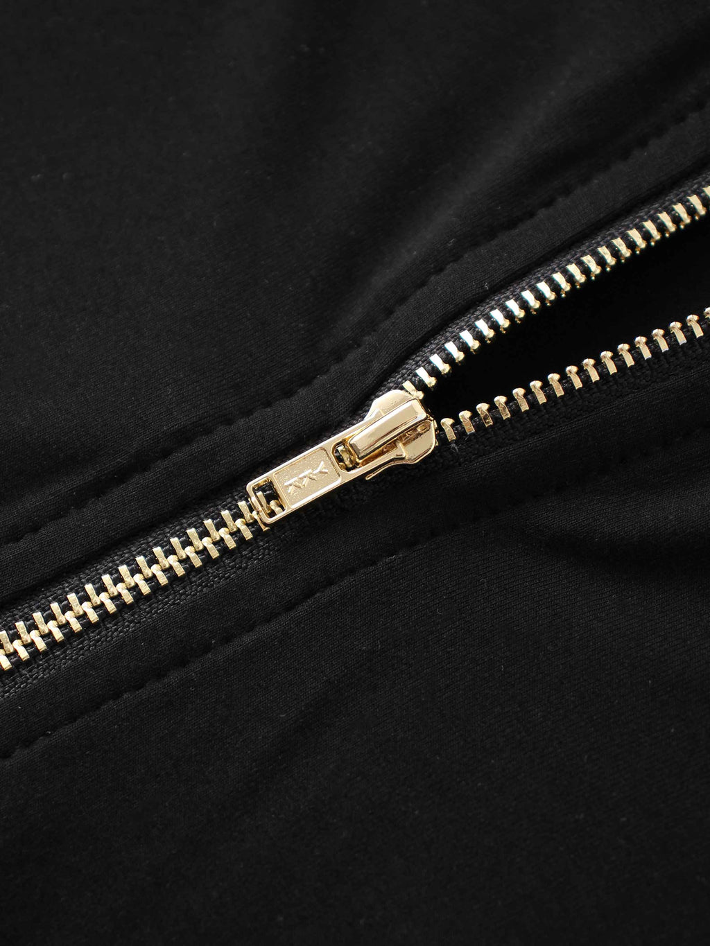 ZIP UP HOODIE-BLACK-3