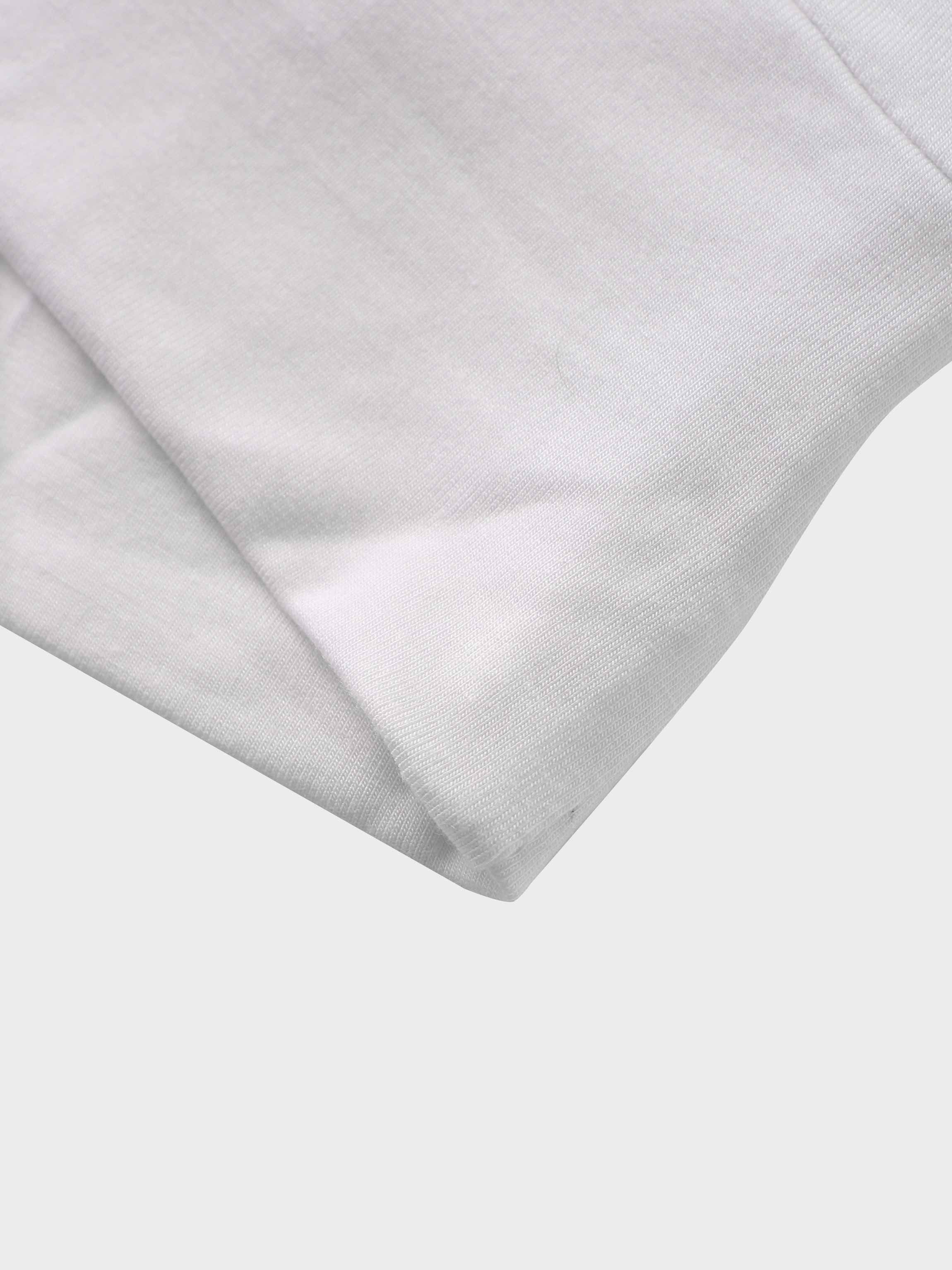 ZIP UP HOODIE-WHITE