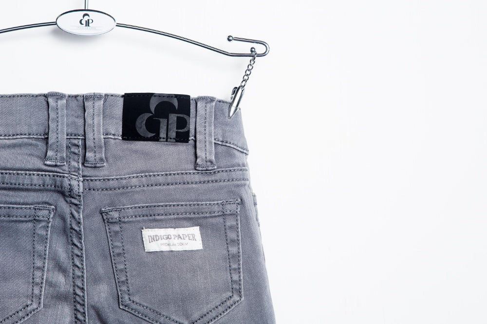 Biker Grey Jeans-3