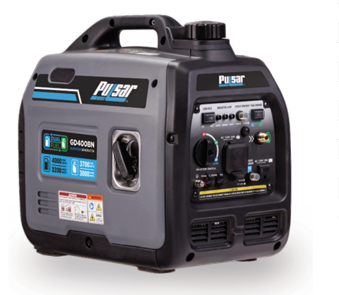 Dual Fuel 4000W Inverter Generator with CO ALART GX400BN-1