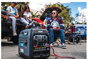 Dual Fuel 4000W Inverter Generator with CO ALART GX400BN-2