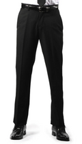 Premium Mens MP101 Black Regular Fit Dress Pants-0