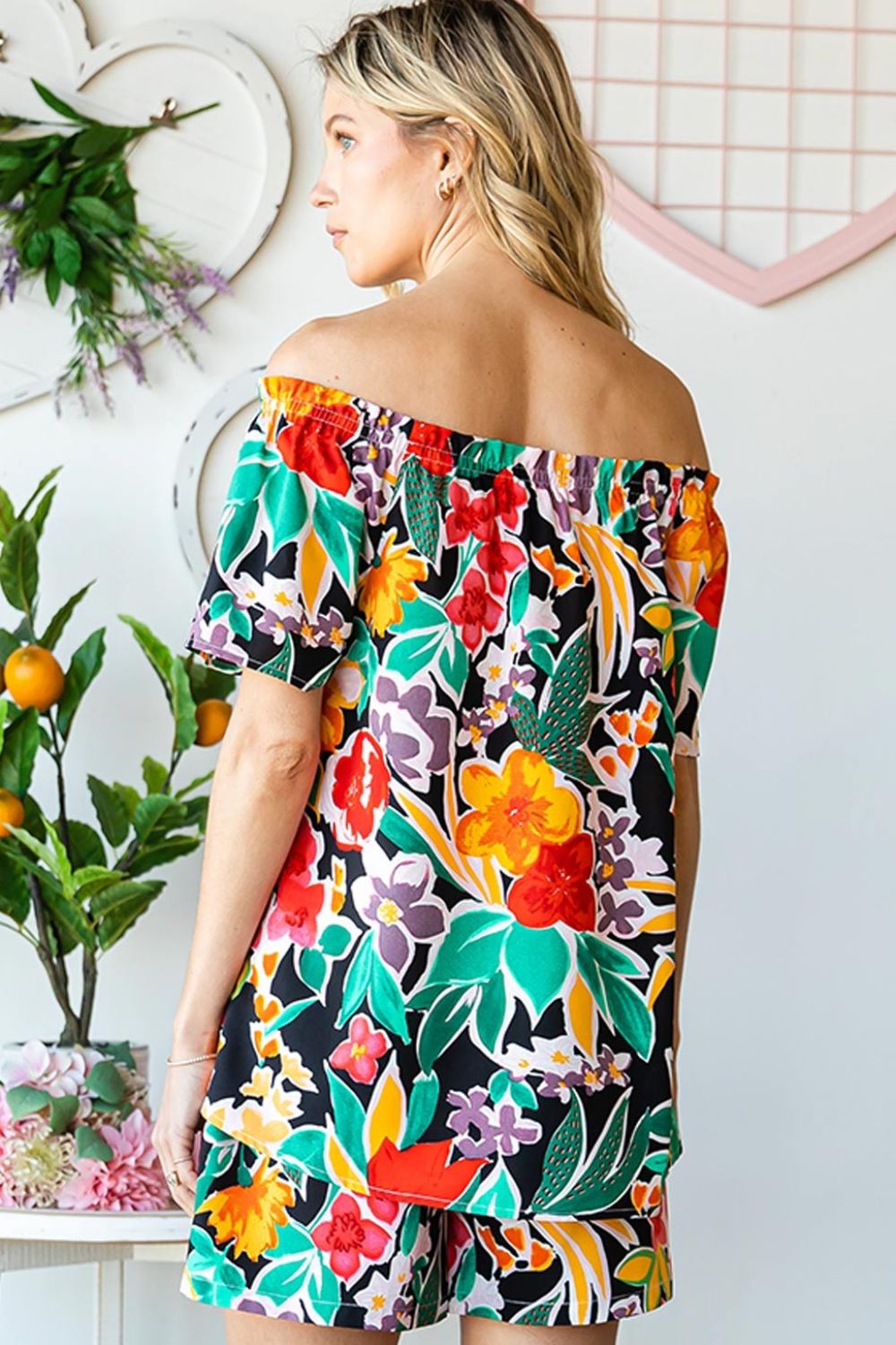 Cotton Bleu by Nu Label Floral Off-Shoulder Top-1