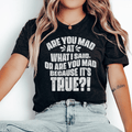 Are You Mad At What I Said Or Are You Mad Because It's True Tee-0