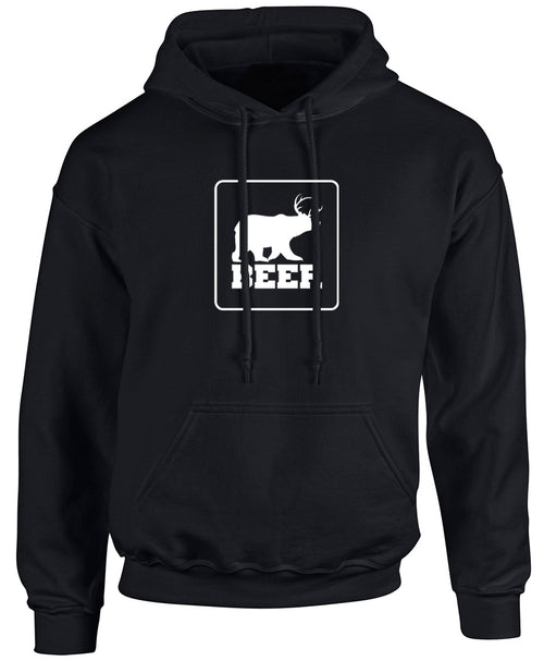 Bear + Deer = Beer Men's Hoodie-0