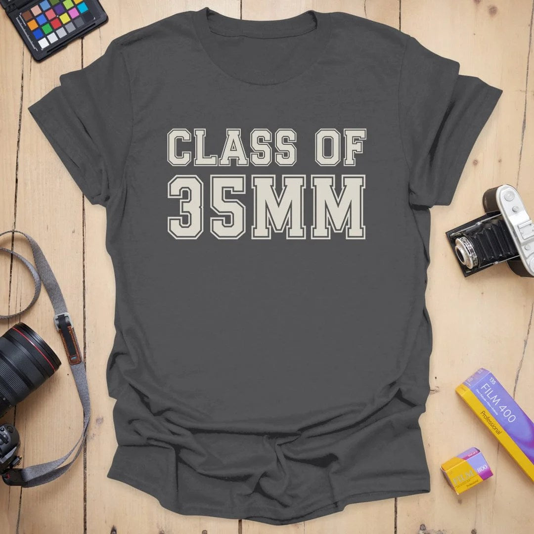 Class of 35mm T-Shirt - Charcoal, 3XL