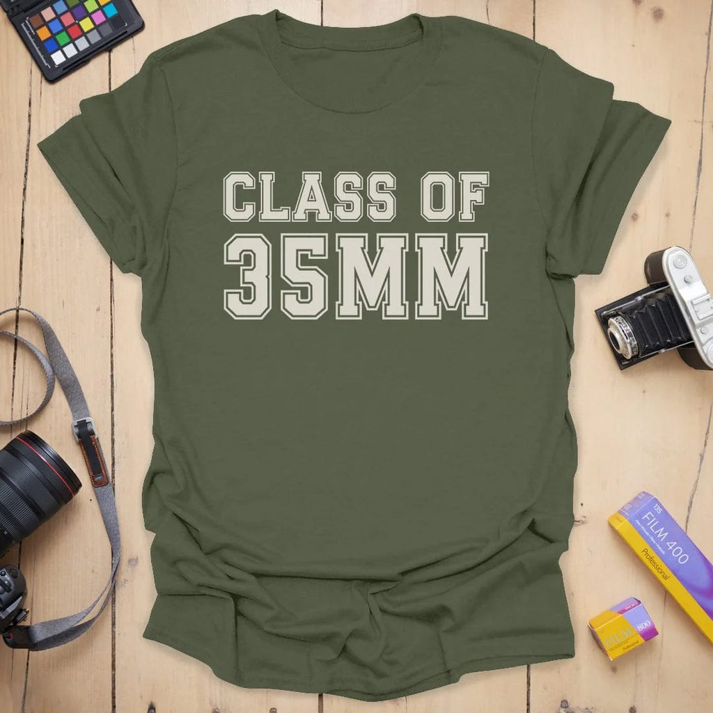 Class of 35mm T-Shirt - Military Green, 3XL