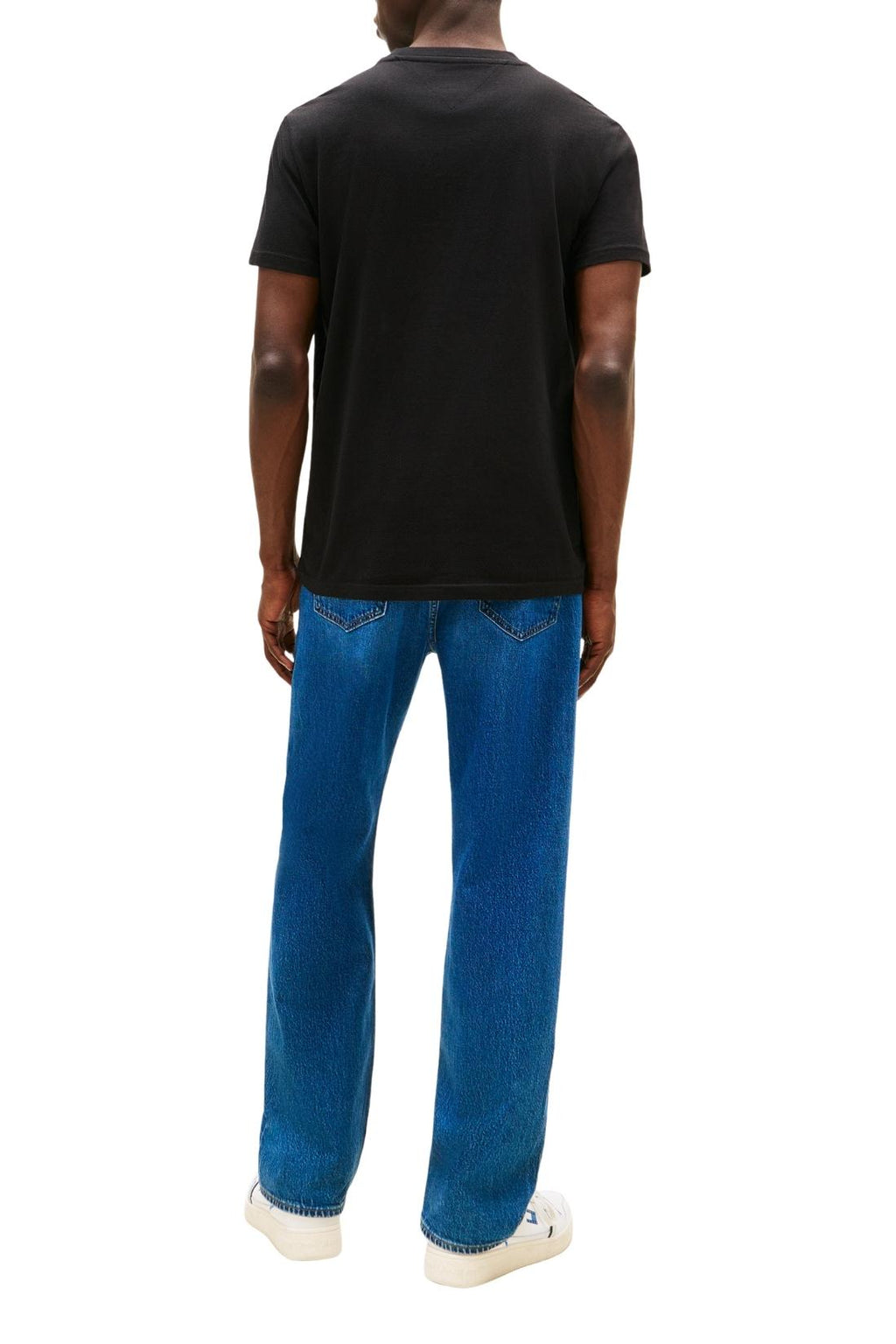 TOMMY JEANS - Men's T-shirt with linear logo  - Size XXL