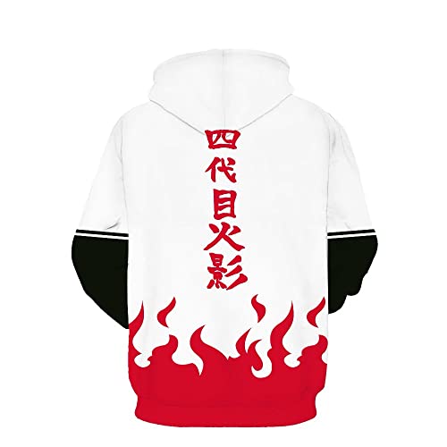 Naruto Hokage Robe Inspired Hoodie-1