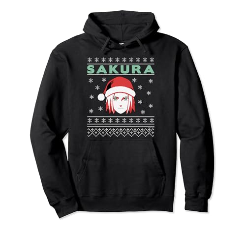 Naruto Shippuden Sakura Christmas Pattern Hoodie-0