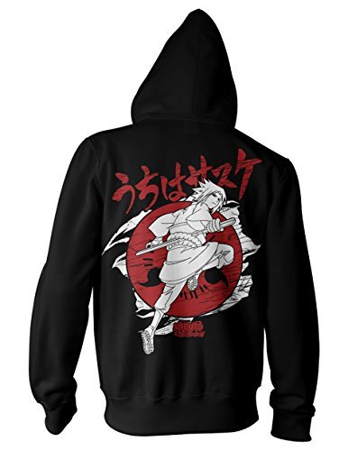Naruto Shippuden Sasuke Sharingan Kora Hoodie-1
