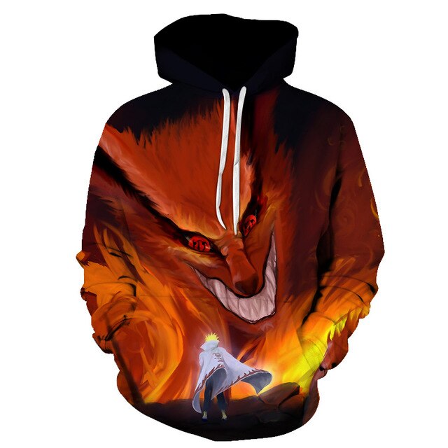 Naruto Gaara 3D Print Jacket Men/Women Hiphop Hoodies Long sleeves Casual Sweatshirt with Hat Boys Coat ropa hombre-5