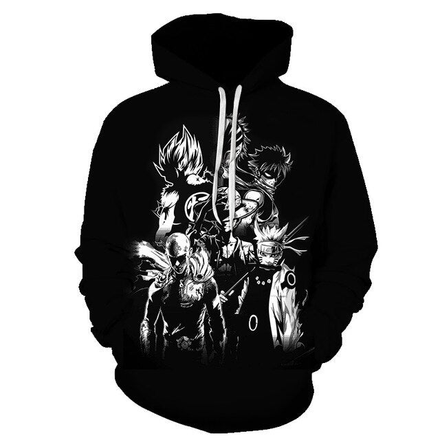 Naruto Gaara 3D Print Jacket Men/Women Hiphop Hoodies Long sleeves Casual Sweatshirt with Hat Boys Coat ropa hombre-11