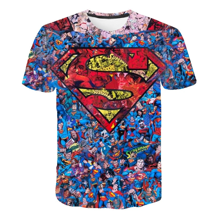 Men and women fat T-shirt Simpson print 3D T-shirt cartoon funny Simpson family T-shirt O-neck short-sleeved casual T-shirt-4