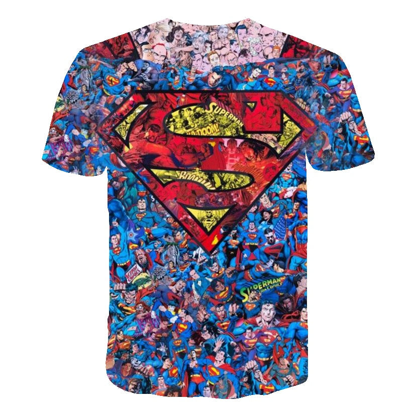 Men and women fat T-shirt Simpson print 3D T-shirt cartoon funny Simpson family T-shirt O-neck short-sleeved casual T-shirt-3