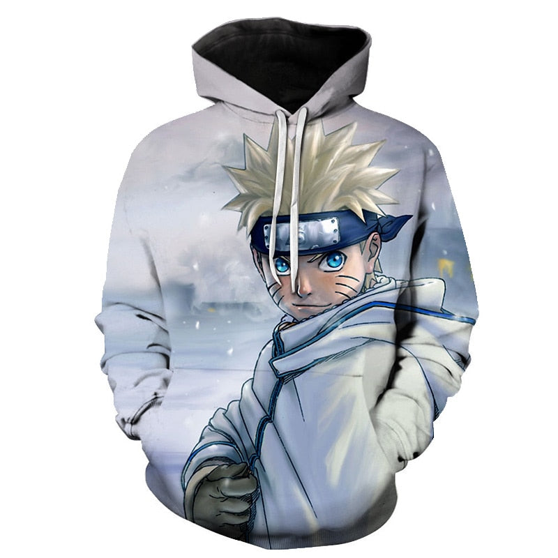 Naruto Gaara 3D Print Jacket Men/Women Hiphop Hoodies Long sleeves Casual Sweatshirt with Hat Boys Coat ropa hombre-0
