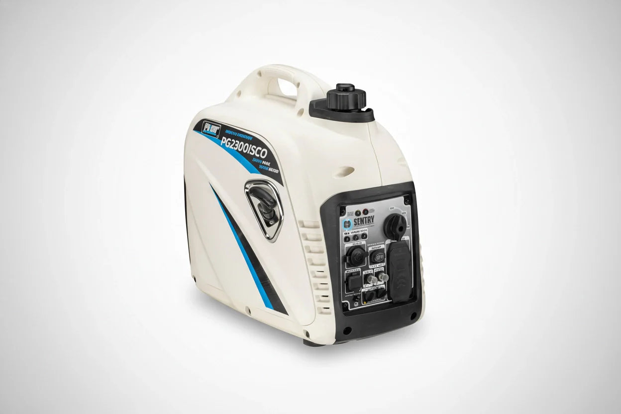 Recoil Start Super Quiet Gasoline Powered Portable Inverter Generator with Advanced CO Shutoff-0
