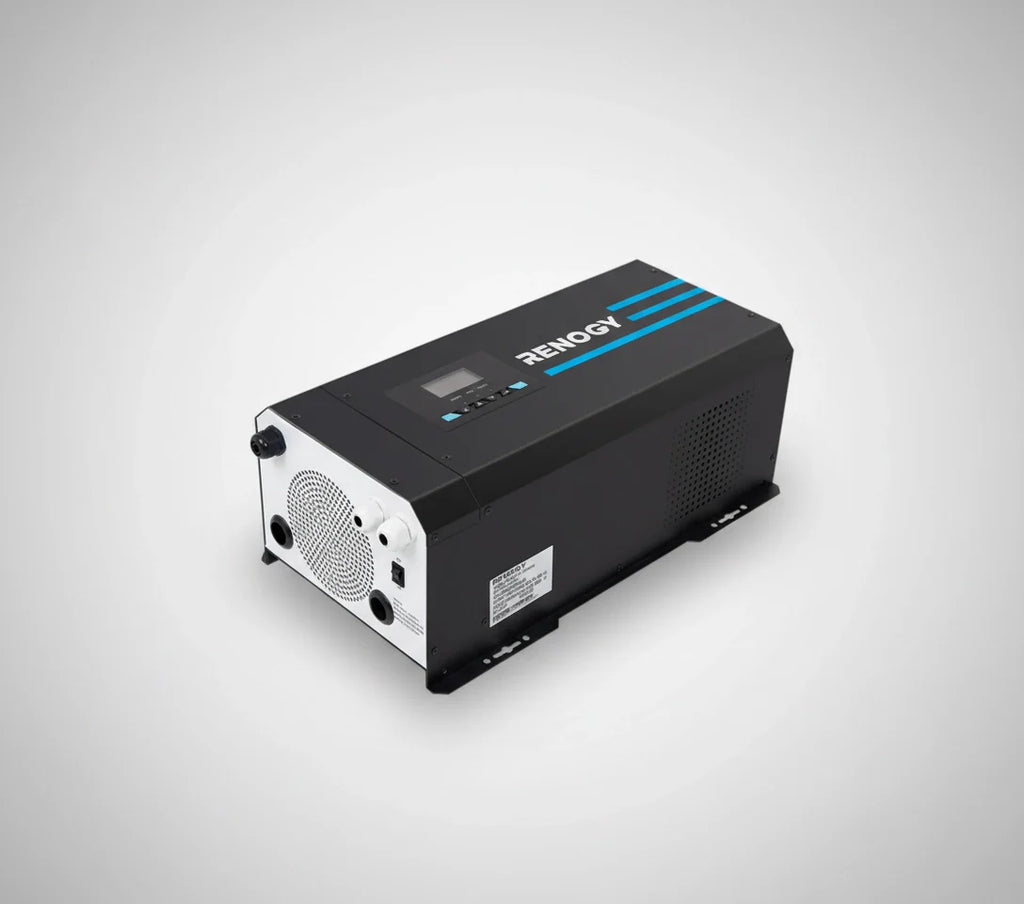 2000W 12V Pure Sine Wave Inverter Charger w/ LCD Display-0