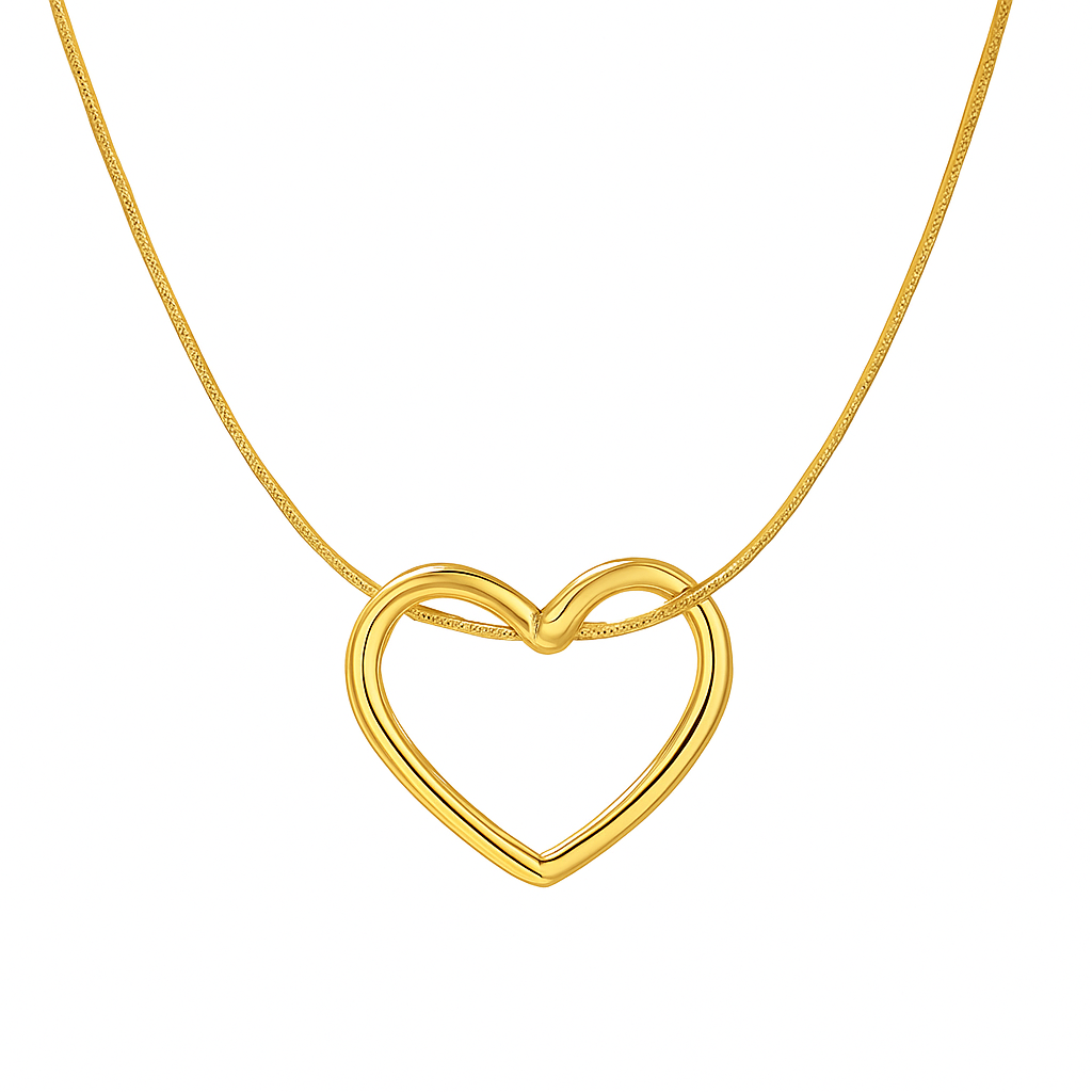Heart Pendant Necklace - Elegant Love Gift Jewelry-0