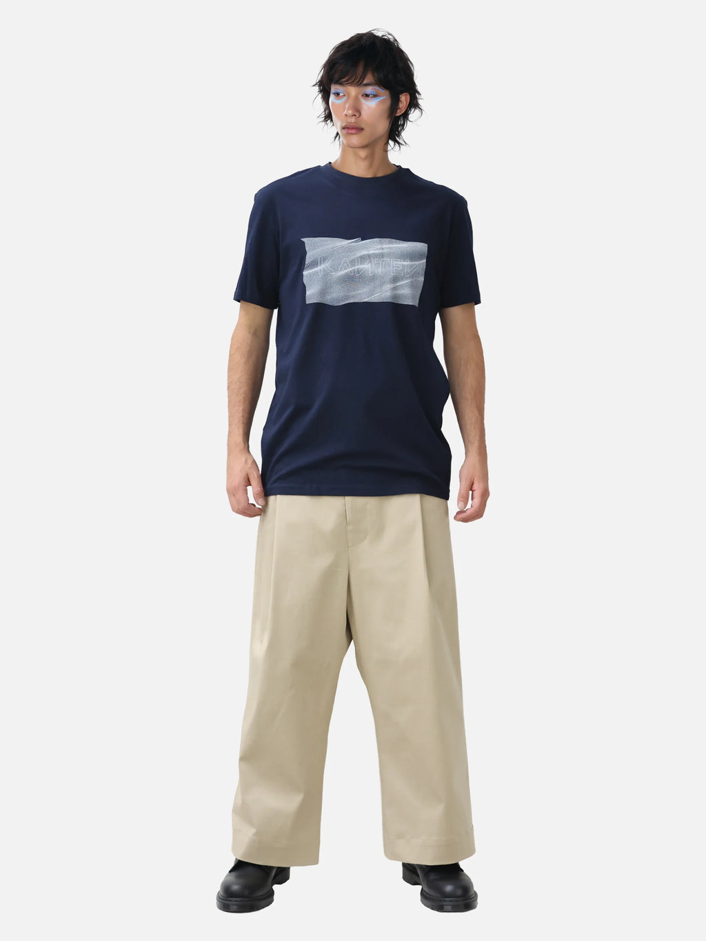 T-shirt Densen - Navy-0